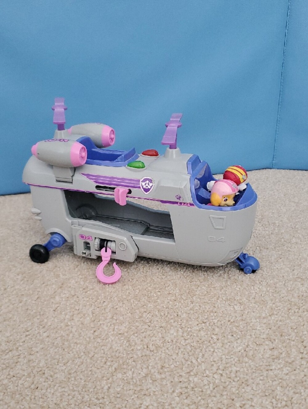 Paw Patrol Sky Rescue Jet & Helicopter Playset - Red & Blue - Picture 2 of 16